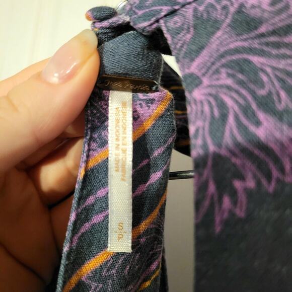 Free people, S | Purple Small Boho Blouse Tunic Walking On A Dream - Picture 8 of 8